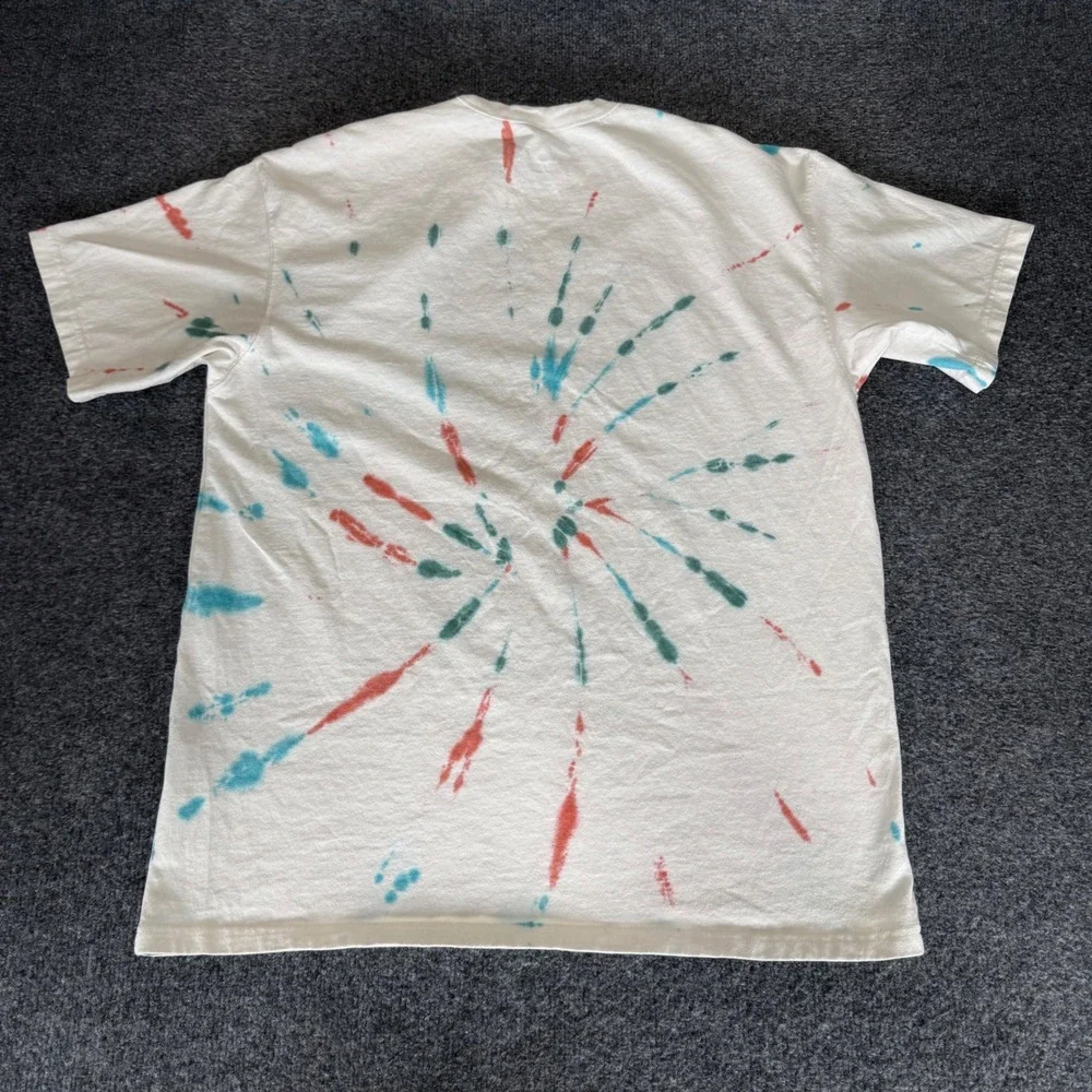 Nike Mens Tie‎ Dye Spiral Graphic T-Shirt Sportswear Premium Essentials MAX90